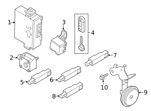 Horn for 2018 Mazda CX-9 #1