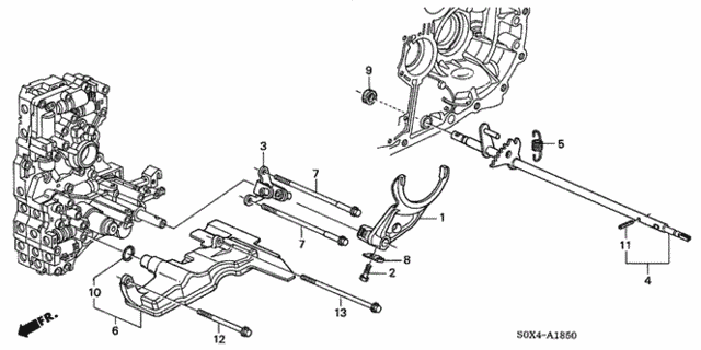 AT Shift Fork (5AT) for 2004 Honda Odyssey #0