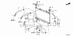 195185G0A00 - Electrical/Exhaust/Heater/Fuel: BRACKET, WATER HOSE for Honda Image
