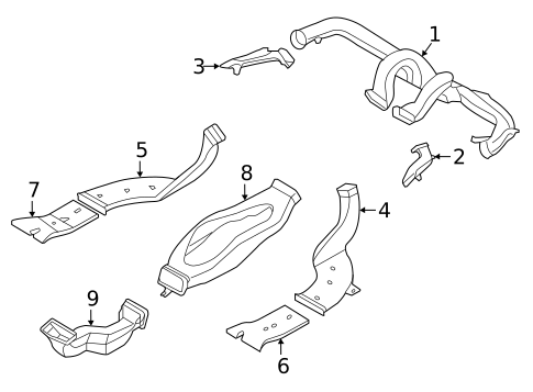 Ducts for 2022 Kia Forte #0