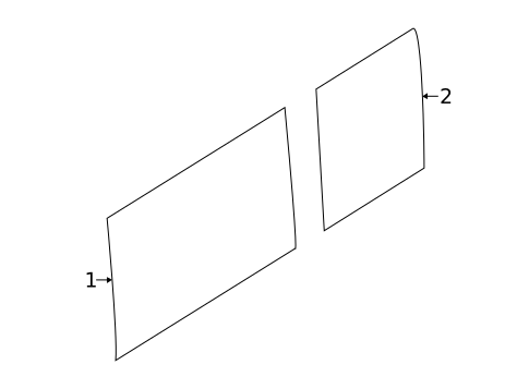 Glass - Side Panel for 2023 Ram ProMaster 3500 #1