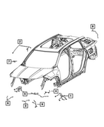 68677945AC - Electrical: Mirror Jumper Wiring for Jeep: Cherokee Image