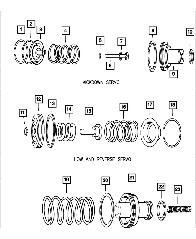 3743013 - Automatic Transmission 3 Speed: Piston Accumulator Seal for Mopar Image