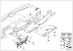 7129904221 - Vehicle Trim: Body Nut for BMW Image
