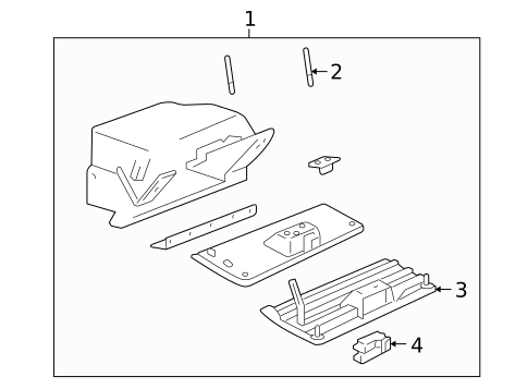 Glove Box for 2007 Suzuki XL-7 #0