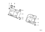 51478108407 - Audio, Navigation, Electronic Systems: Bracket Left for BMW Image