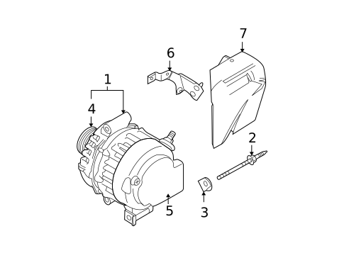 Alternator for 2012 Mazda 3 #1