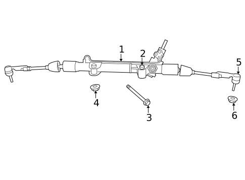 Steering Gear & Linkage for 2010 Dodge Nitro #0