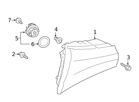Tail Lamps for 2019 Toyota Prius #0