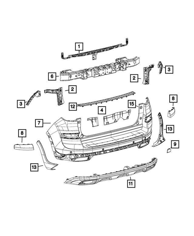 6QM06LXHAA - : Fascia Support Bracket, Right for Mopar Image