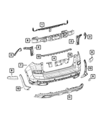 68391585AA - : Fascia Bracket, Right for Fiat: 500L Image