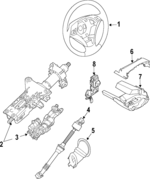 30302776108 - Steering: Shaft Assembly for BMW: 535d, 535i xDrive Image