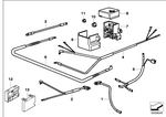 12421737755 - Engine Electrical System: Ground Cable for BMW Image