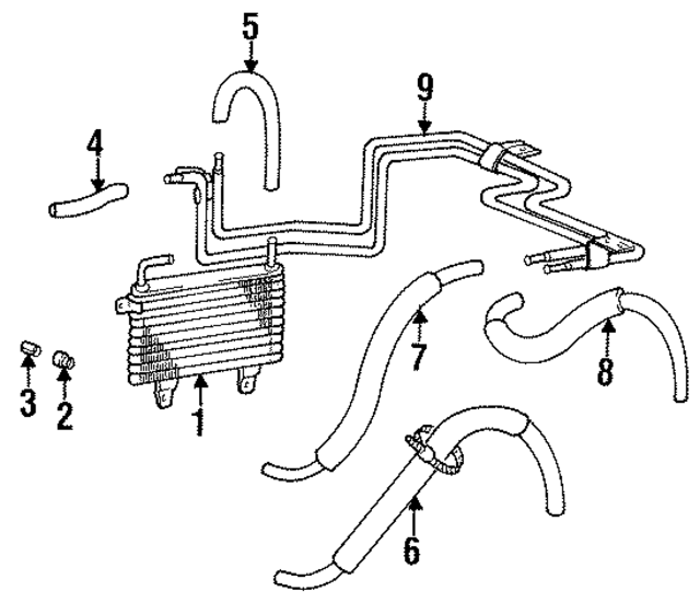 2546034100 - : Oil Cooler for Hyundai Image