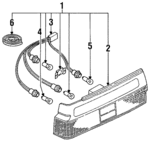 B655582A10 - : Combo Lamp Assembly for Nissan: Sentra Image