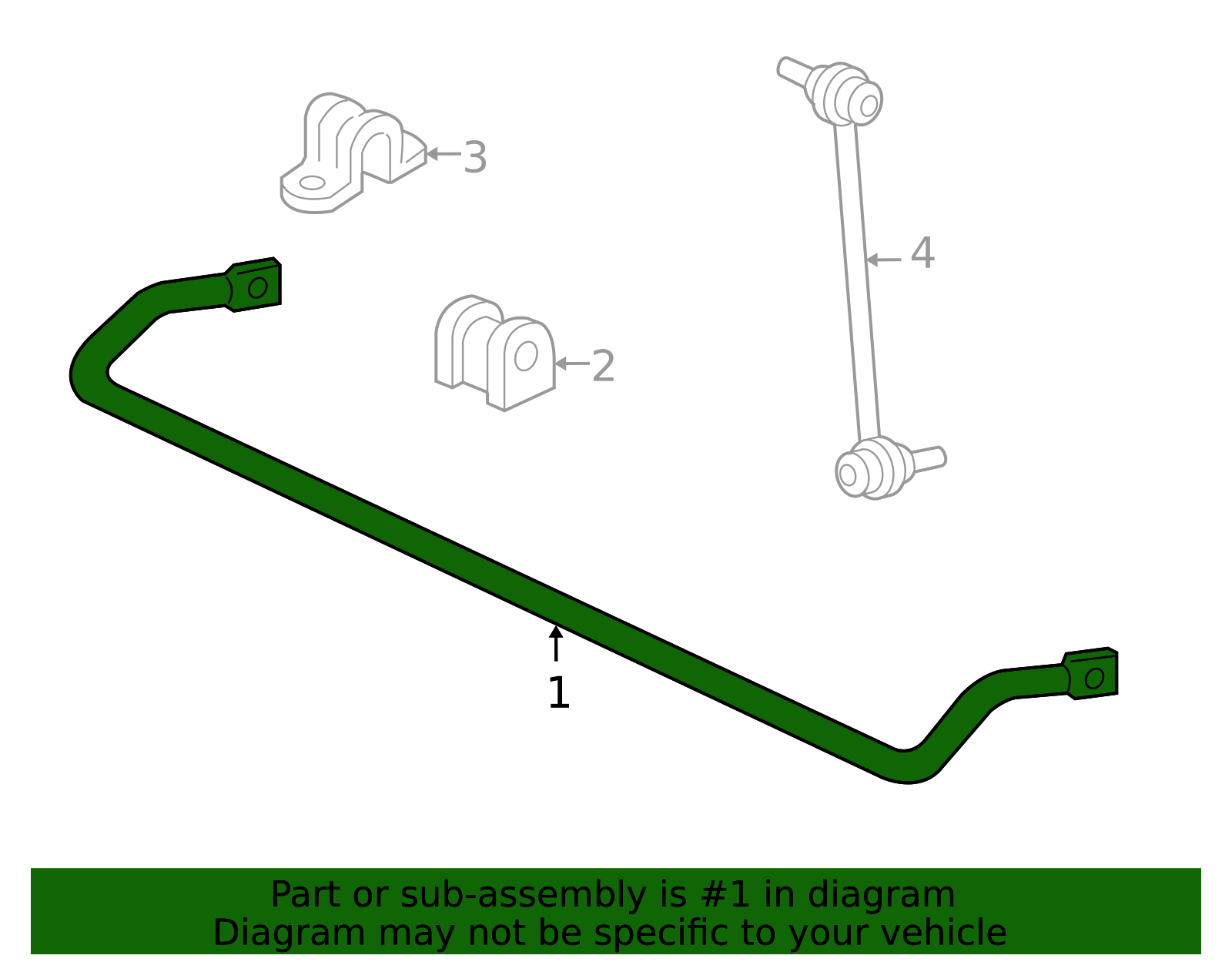 52300-SJC-A02 - Stabilizer Bar 2006-2014 Honda Ridgeline | Honda Parts ...