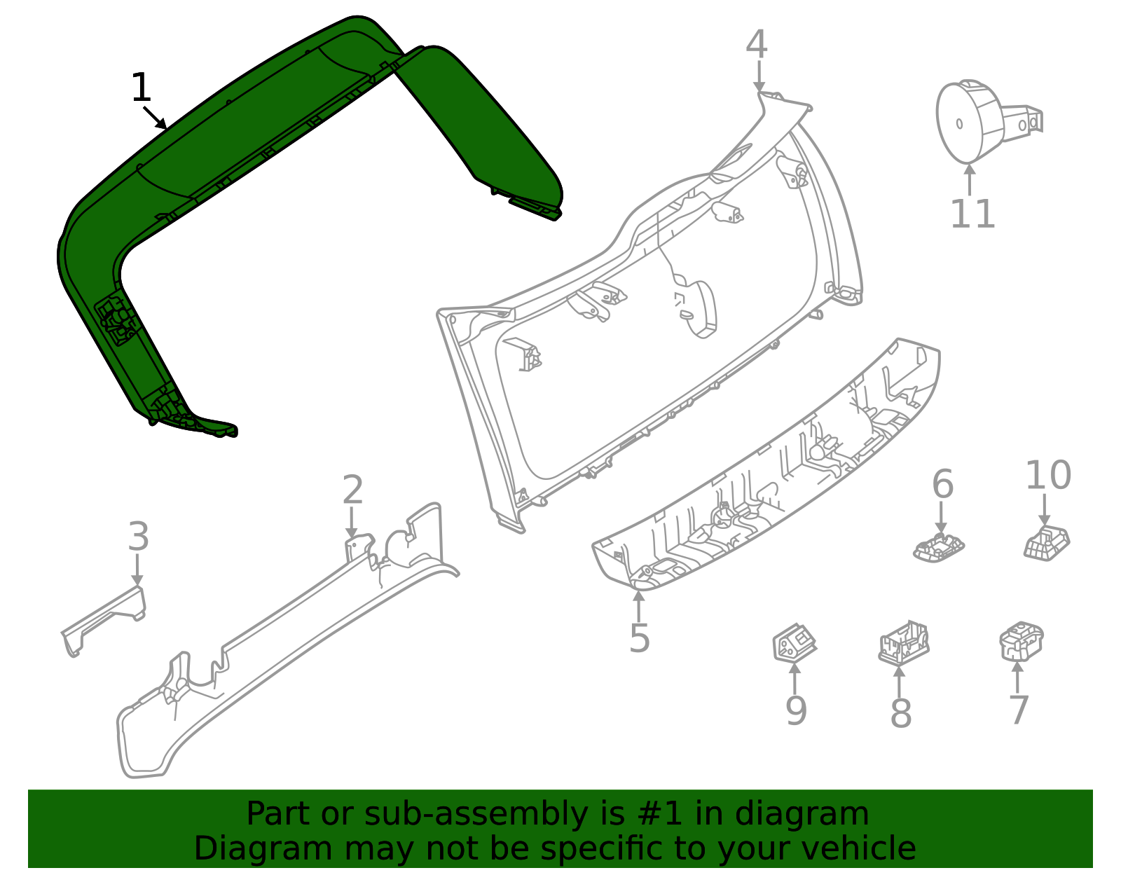 Liftgate Trim - Genuine Rear Hatch Styling Piece | AutoNation Parts