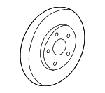 19303825 - Brakes: Rotor for Chevrolet: Cobalt, HHR, Malibu | Pontiac: G5, G6 | Saturn: Aura, Ion Image