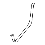 8E0201654AA - Fuel System: Fuel Tank Strap for Audi: A4, A4 Quattro, RS4, S4 Image