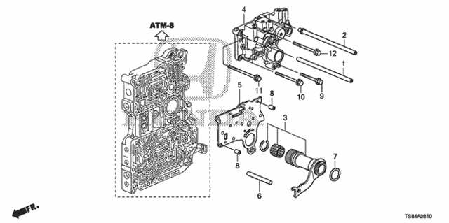 AT Regulator Body (5AT) for 2012 Honda Civic #0