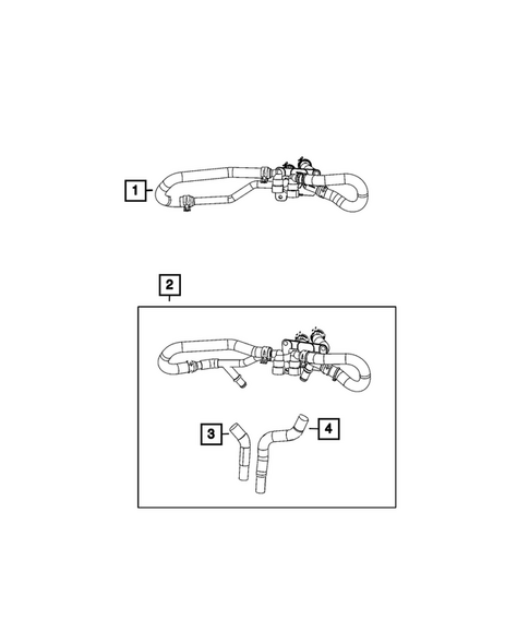 Air Conditioner and Heater Plumbing for 2014 Dodge Durango #2