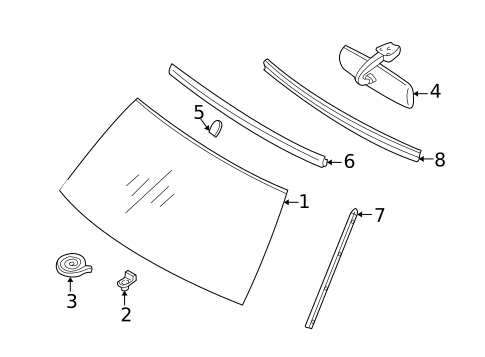 Reveal Moldings for 2003 Nissan Frontier #0