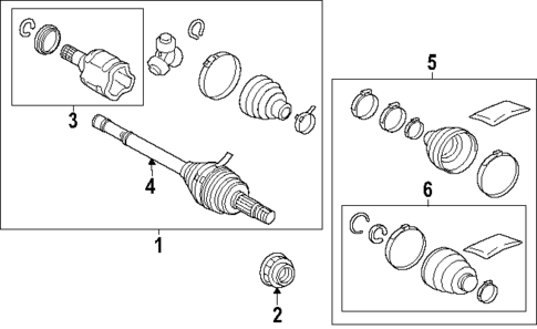 Drive Axles for 2025 Toyota Grand Highlander #1