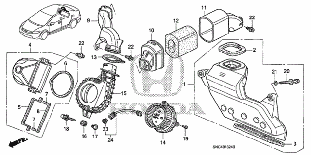 IMA PDU Cooling Unit for 2006 Honda Civic #0