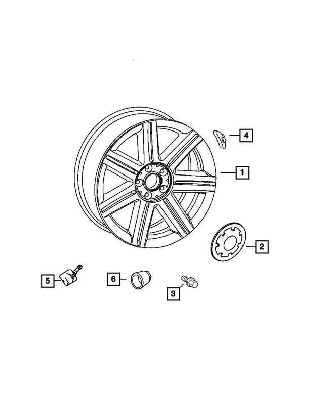5096856AC - Wheels, Covers and Jacks: Wheel Nut for Mopar Image image