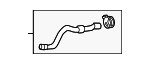17127575429 - : Coolant Hose for BMW: 750i, 750i xDrive, 750Li, 750Li xDrive Image