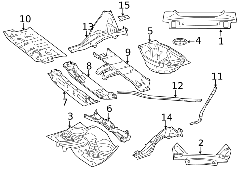 Rear Body for 2007 Mercedes-Benz R 320 #0