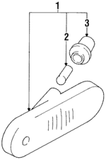 2618030R00 - : Lamp Assembly for Nissan: Axxess, Stanza Image