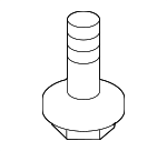GG2M516H9A - Electrical: Fog Lamp Assembly Lower Bolt for Mazda: 2, 3, 5, CX-5, CX-7, CX-9, Millenia, MX-5 Miata, Protege, RX-8 Image