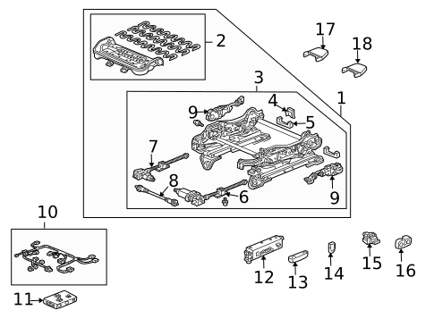 Tracks & Components for 2004 Acura TL #0