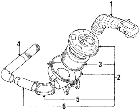 Air Inlet for 1990 Suzuki Samurai #0