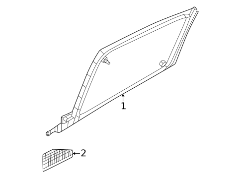 Stationary Glass for 2023 Mazda MX-30 EV #0