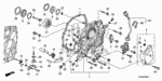21240RPC000 - Transmission - Automatic: COVER, L. SIDE for Honda Image