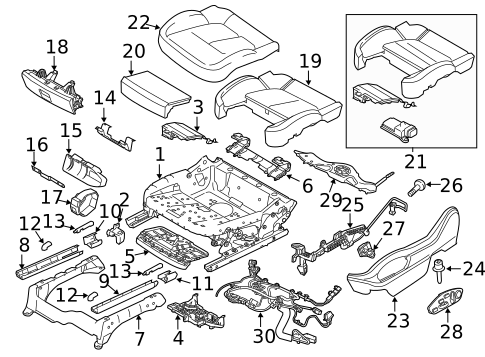 Power Seats for 2018 Porsche Cayenne #4