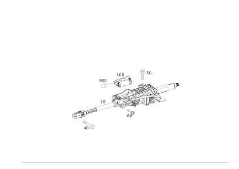 Steerg. Column Jacket Tube & Steerg. Shaft for 2023 Mercedes-Benz CLA 250 #0