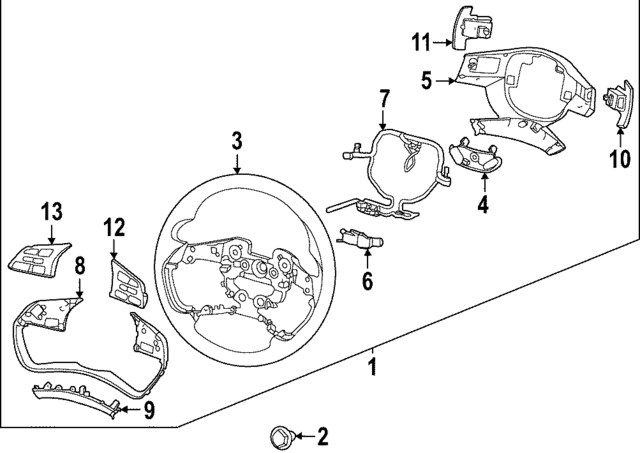 56111S8AC0NNB - : Steering Wheel for Hyundai Image