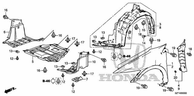 Front Fenders for 2012 Honda CR-Z #0