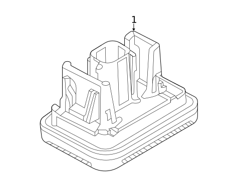 License Lamps for 2025 Mazda CX-90 #2
