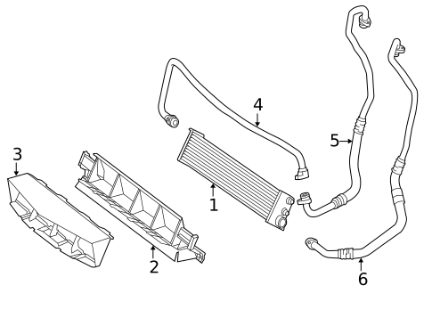 Oil Cooler for 2019 Mercedes-Benz SLC 43 AMG&reg; #0