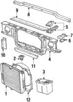 E7AZ8005E - Cooling System: Radiator for FORD Image