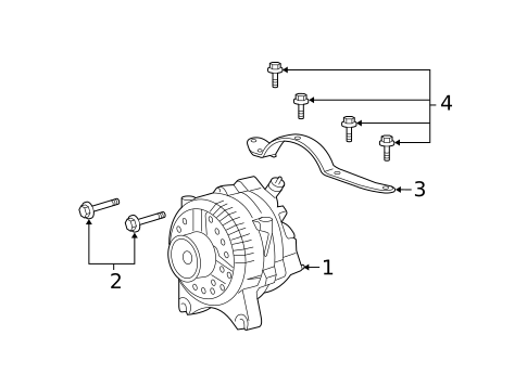 Brackets, Flanges & Hangers for 2008 Ford F-350 Super Duty #0