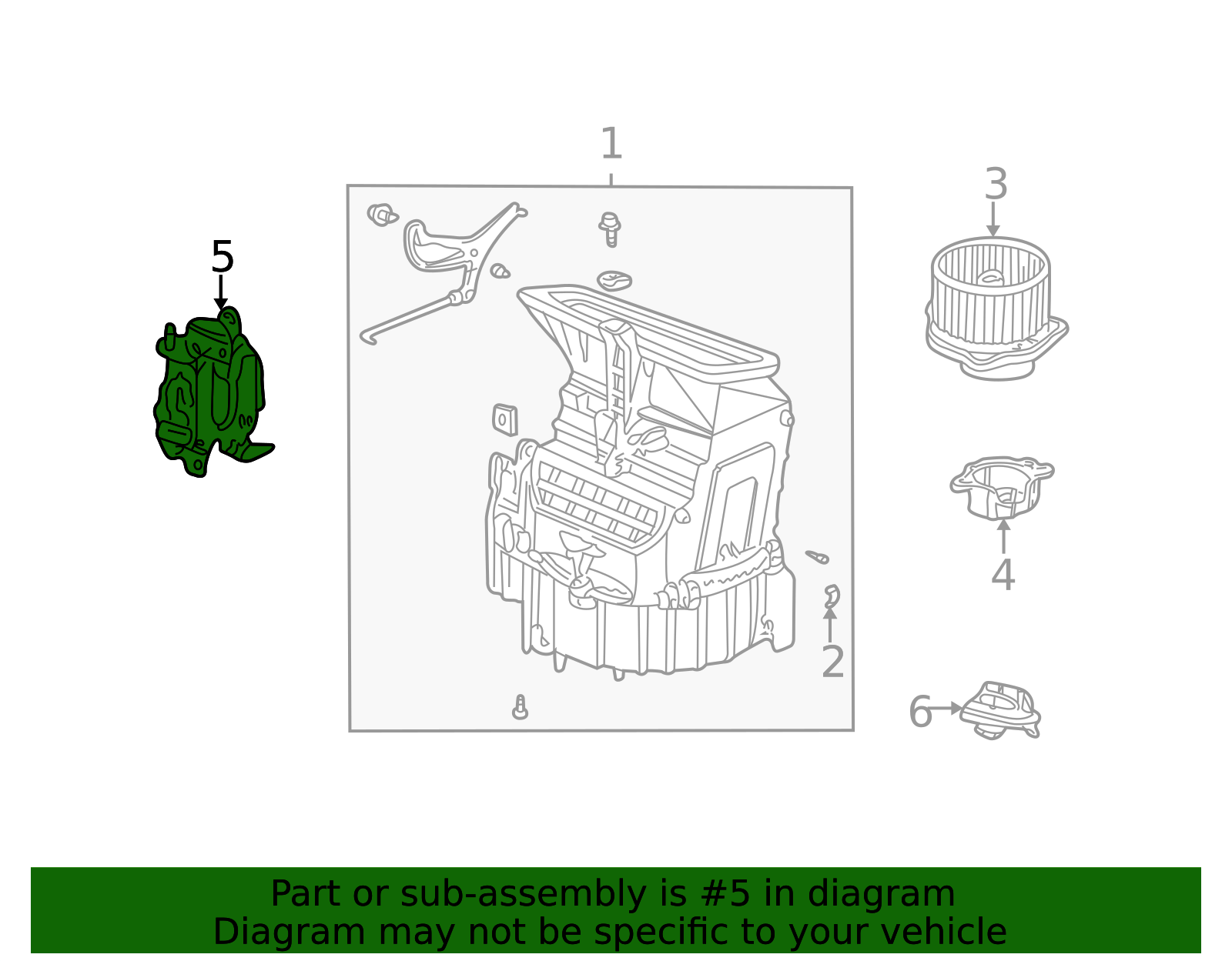 79350-S0X-A01 - Motor Assembly Fresh/Recirculating - 2002-2008 Honda ...