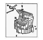 79305S0XA41 - : Blower Case for Honda: Odyssey, Pilot Image