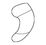 N1166320120 - HVAC: Blower Case Clip for Honda: Odyssey, Pilot Image