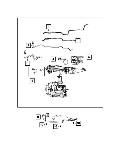 Air Suspension for 2019 Ram 1500 #1