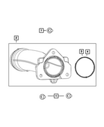 68527685AA - : Water Outlet Seal for Mopar Image